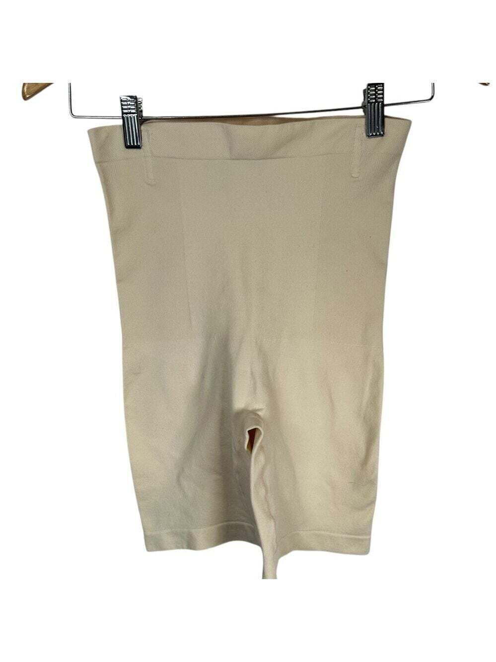Shapermint Mid Waisted Shaper Shorts XL 2XL Beige Stretch Control Softcore Fit